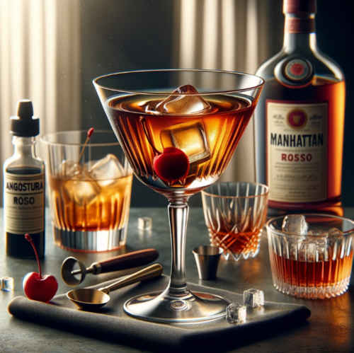 Manhattan Whiskey-Coctail