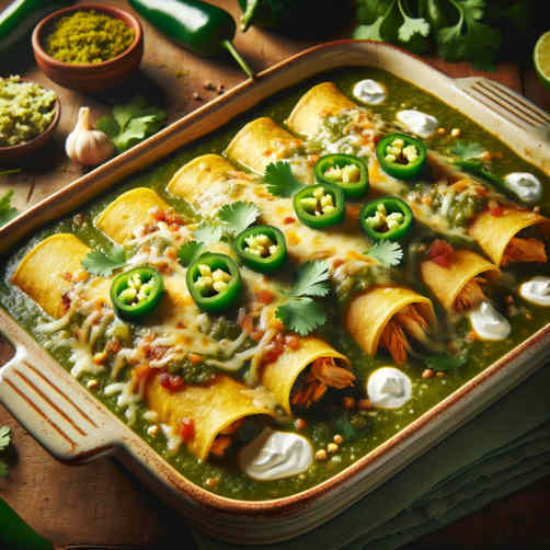 Mexikanische Enchiladas Verdes