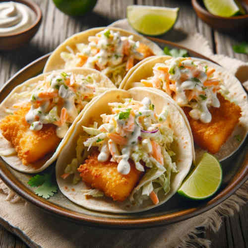 Mexikanische Fisch-Tacos