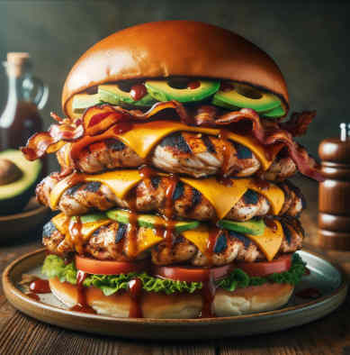 Monster-Chickenburger