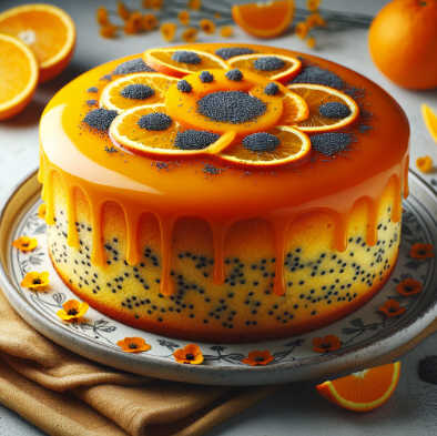 Orangen-Mohnkuchen