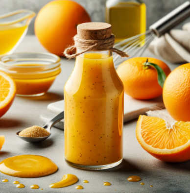 Orangen-Senf-Dressing