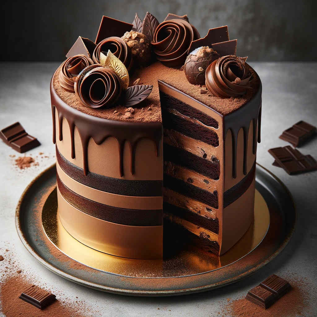 Schokoladen-Trffel-Torte
