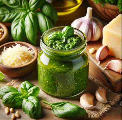 Basilikum-Pesto-Dressing