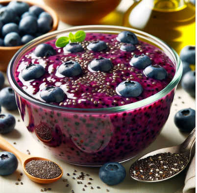 Blaubeer-Chia-Dressing