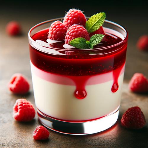 Himbeer-Panna-Cotta