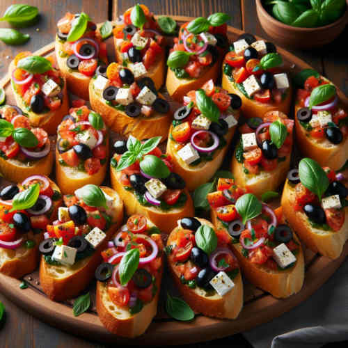 Mediterrane Bruschetta-Variationen