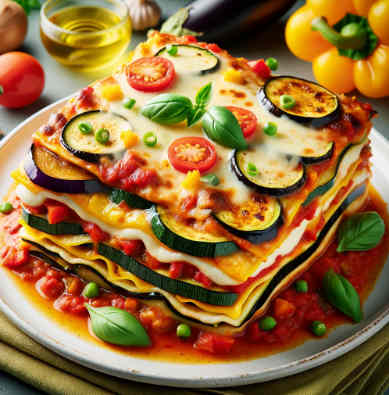 Mediterrane Gemse-Lasagne