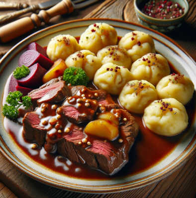 Sauerbraten mit Kartoffelkndeln