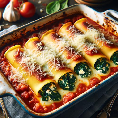 Spinat-Ricotta-Cannelloni