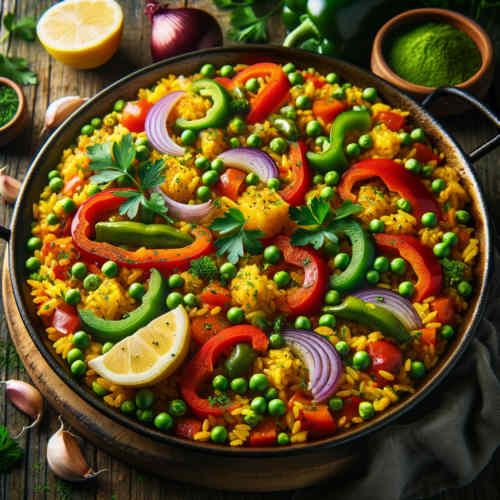 Vegane Gemse-Paella