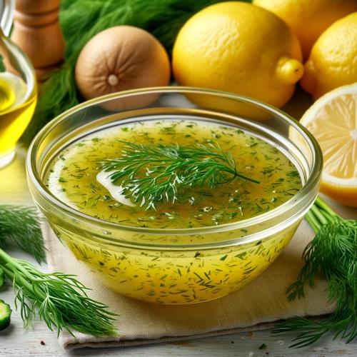 Zitronen-Dill-Dressing